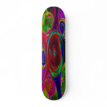 Stylized Coloured Cocktail Shot Glasses Skateboards