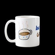 Stylized Cup Of Coffee Personalized Mug mugs