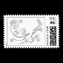Stylized Deer Stamp by Rockangel1 Stylized Deer Stamp