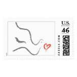 Stylized Dove Postage Stamp