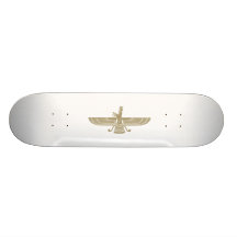 Stylized Faravahar Skateboard Decks