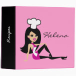 Stylized Feminine Culinary Chef Binder