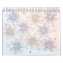 stylized flowers Apt book Wall Calendar