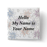stylized flowers, Hello My Name is Your Name
