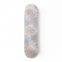 stylized flowers, stylized flowers, stylized fl... skateboards by jtgauntt stylized flowers, stylized flowers, stylized fl... skateboards