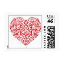 Stylized Heart postage