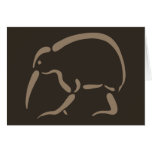 Stylized Kiwi Note Card