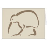 Stylized Kiwi Note Card