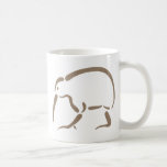 Stylized Kiwi Classic White Mug