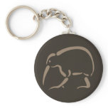 Stylized Kiwi Key Chain