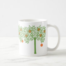 Stylized Orange Tree mugs