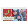 Stylized Ornaments Holiday Photo Card