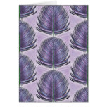 Stylized Peacock Feather - purple Greeting Card