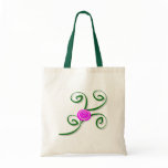 Stylized Rose and Swirls Bag Stylized Rose and Swirls Bag