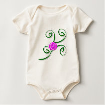 Stylized Rose and Swirls t-shirts by Angelas_Designs Stylized Rose and Swirls t-shirts
