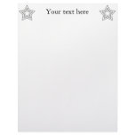Stylized Star Personalized Letterhead