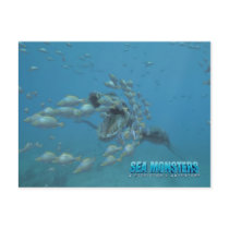 Styxosaurus and Caproberyx postcards by seamonsters Styxosaurus and Caproberyx postcards