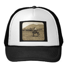 Su caballo y su ganado son sus solamente compañero gorras de camionero