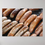 Suasages on Barbeque Posters