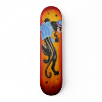 Suave Panther Tattoo Skateboard by robbenbanks Suave Panther Tattoo Skateboard