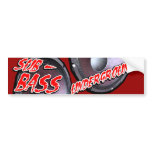 SUB-BASS UNDERGROUND bumper stickers