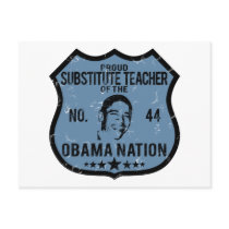 Sub Teacher Obama Nation postcards by poorrichards Sub Teacher Obama Nation postcards