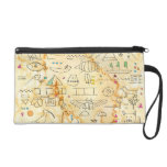 Sub Urban Hieroglyphics Wristlet Purses