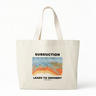 Subduction Leads To Orogeny (Geology Humor) bag