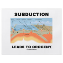 Subduction Leads To Orogeny (Geology Humor) flyers
