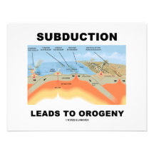 Subduction Leads To Orogeny (Geology Humor) Personalized Invitation