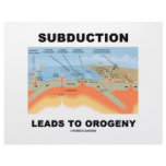 Subduction Leads To Orogeny (Geology Humor) Customized Letterhead