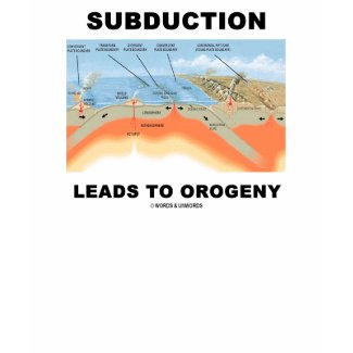 Subduction Leads To Orogeny (Geology Humor) shirt