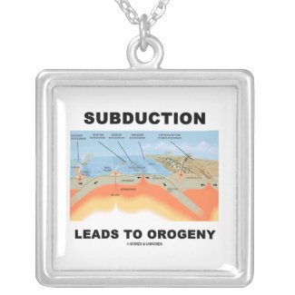 Subduction Leads To Orogeny (Mountain Building) necklace