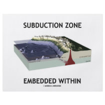 Subduction Zone Embedded Within (Geology Humor) flyers