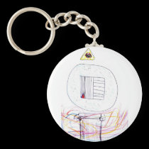 Sublimated Symbology keychains