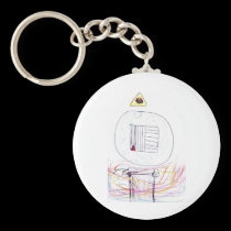 Sublimated Symbology keychains