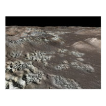 Sublimation Pits on Mercury Postcard