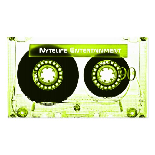 Sublime Lime Mixtape Business Cards
