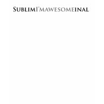 SublimI'mawesomeinal t-shirts