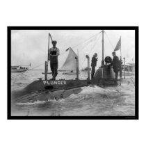 Submarine and Sailboat 1905 posters by lc_vintagephotos Submarine and Sailboat 1905 posters