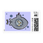 submarine bird postage
