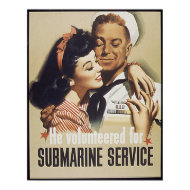 Submarine Service Poster print