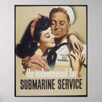Submarine Service Poster