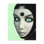 submissive beauty postcard