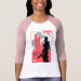 Ladies 3/4 Sleeve Raglan (Fitted)