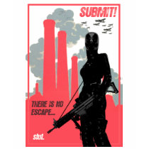 SUBMIT! poster art T t-shirts