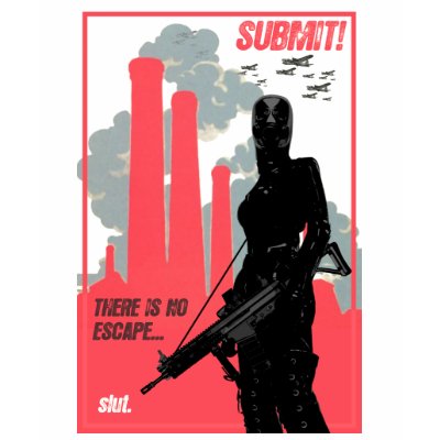 SUBMIT! poster art T Shirts by FetSyn