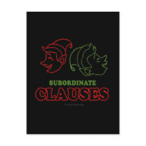 Subordinate clauses postcards