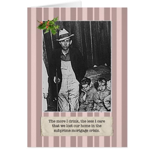 Subprime Mortgage Holiday Cards