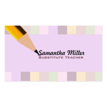 Substitute Teacher Business Cards